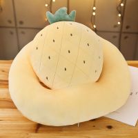 办公室水果抱枕儿童镂空午睡趴枕小学生午休枕头趴着桌子睡觉神器
