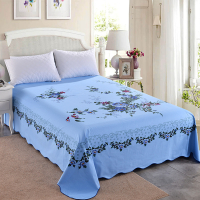 全棉斜纹加厚国民老式床单纯棉丝光怀旧上海老粗布双人单件被单