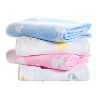 婴儿浴巾儿童纯棉婴童浴巾六层超柔吸水全棉宝宝毛巾被盖毯抱被