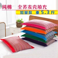 高品质荞麦枕头全荞麦壳枕头枕芯护颈枕头儿童成人单人纯棉老粗布