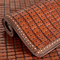 夏季沙发垫麻将凉席坐垫夏天布艺巾罩套防滑欧式客厅竹席凉垫定做