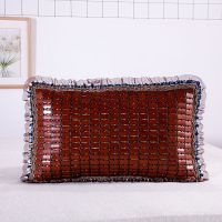 夏季茶叶茉莉花凉枕麻将成人竹凉席枕头夏天学生凉爽单人麻将枕头