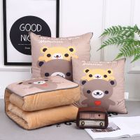 抱枕被子两用办公室车载午睡枕多功能枕头被折叠毯汽车靠垫靠枕