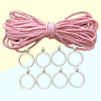 学生宿舍专用床帘绳子挂钩 挂蚊帐的绳子床幔加粗绳 挂钩活扣吊环