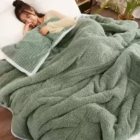 三层加厚毛毯冬季盖毯法莱绒毯子绒毛毯被保暖双人毯