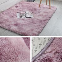 地毯卧室床边飘窗阳台垫子家用客厅茶几可定制大面积长绒扎染