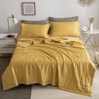 可水洗真丝夏凉被大豆纤维蛋白天丝夏被空调薄被子宿舍双人被芯