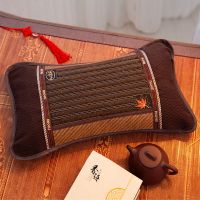 夏天凉枕决明子枕成人学生夏季凉爽茶叶麻将藤枕头冰丝麻将凉席枕