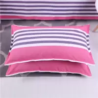 亏本处理加厚加密手工老粗布枕套一对装条纹*75cm
