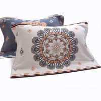 枕巾纯棉纱布成人加厚枕头巾柔软吸水不掉色不起球不缩水78*52cm