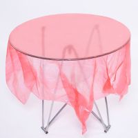 结婚性桌布塑料印花婚庆婚礼喜事加厚圆方桌双喜福款红色台布