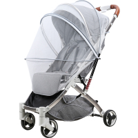 婴儿手推车蚊帐通用全罩式宝宝防蚊罩加密小孩儿童bb车纱罩可折叠