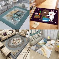 新品卧室客厅茶几玄关飘窗走廊门垫卡通儿童房间可爱少女地毯