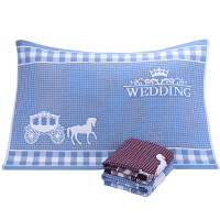 纯棉枕巾枕头巾家庭情侣全棉枕巾易干松软透气舒适柔软