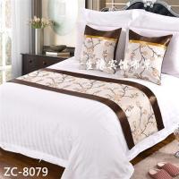 宾馆酒店床上用品档宾馆酒店床尾巾床旗床尾垫床盖桌旗|ZC-8079 1.5米床50*210cm