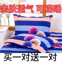 枕头套一对装成人枕皮套单双人加厚磨毛枕芯套加大号