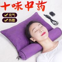 荞麦决明子颈椎枕头修复颈椎专用枕护颈椎病热敷充气圆枕成人