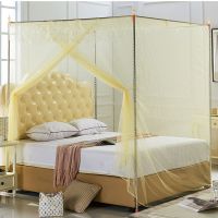 蚊帐1.5m1.8m单人床双人床单开门蚊帐1.5米1.8米老式防尘顶蚊帐