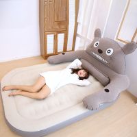 送气泵气垫床卡通充气床垫双人家用单人折叠床垫加厚户外便携龙猫