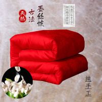 纯手工蚕丝被桑蚕丝单双人棉被加厚冬被春秋被空调夏凉被子母被