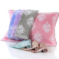 1/2条 装纯棉三层纱布枕巾全棉加大加厚单人枕头巾沙发巾包头巾