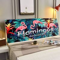 床头套罩1.5m床1.8m床保护套弹性弧形实木软包靠背床罩北欧床头套