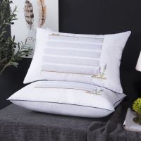 全棉枕芯薰衣草枕头单只一对装保健枕决明子护颈枕48*74