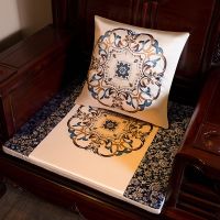 红木沙发坐垫新中式坐垫实木套罩可拆洗加厚海绵垫防滑椅垫罗汉床