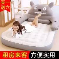龙猫充气床双人家用卡通气垫床榻榻米便携户外单人加厚懒人沙发床