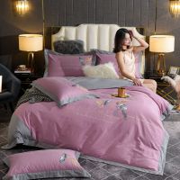 被套床上用品家纺奢华精品结婚庆纯棉床单全棉四件套