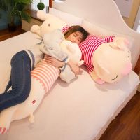 可爱趴趴猪抱枕毛绒玩具猪猪公仔长条睡觉枕头玩偶儿童生日礼物女