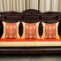 红木沙发坐垫中式坐垫实木套罩可拆洗加厚海绵垫防滑椅垫罗汉床