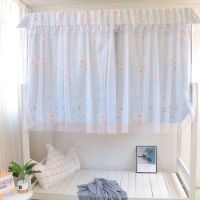 大学生宿舍女寝室床帘上下铺物理遮光布床帘蚊帐一体式公主田园风