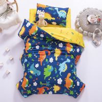 儿童幼儿园被子三件套纯棉含芯宝宝午睡棉被加厚婴儿床六件套秋冬