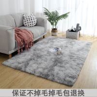 恒瑞扎染地毯卧室客厅床边榻榻米沙发满铺可爱少女心网红房间地垫