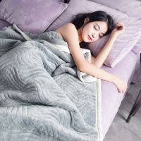 双层加厚法兰绒毛毯珊瑚绒毯空调毯午睡盖毯单人双人床单毯子被子
