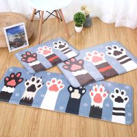 ins风海绵地垫北欧风进门垫浴室垫防滑吸水垫可爱床前垫厨房垫