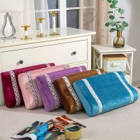 四季通用乳胶枕套成人60x40儿童50x30单人泰国橡胶枕套记忆枕头套