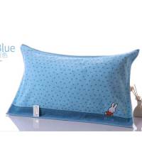 一对毛巾 纯棉 枕巾 米菲绣花 卡通可爱优雅波点mf2029h