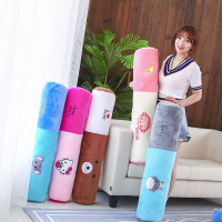大号圆柱抱枕长型双人枕头卡通床头靠垫儿童陪睡糖果枕可拆洗女孩