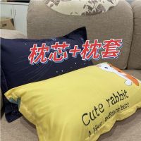 单人枕头学生枕头可爱少女枕头枕套芦荟棉枕头套带枕芯