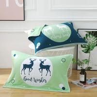 纯棉枕巾一对装全棉纱布多层加厚枕头巾四季学生成人欧式情侣枕巾