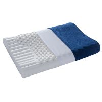 泰国天然乳胶枕头橡胶枕芯低枕圆柱颈椎枕按摩保健儿童乳胶枕