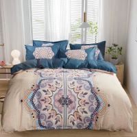 凌然网红斜纹加厚四件套被套床上用品大版花床单被套宿舍