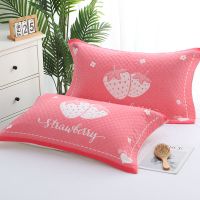 棉枕头巾一对装成人加大加厚三层纱布枕头帕四季情侣