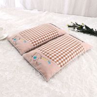 儿童枕头纯棉枕套水洗棉卡通幼儿园小学生枕头定型枕荞麦枕