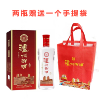 泸州老窖 52度泸州御酒 福装浓香型白酒 两瓶送礼袋 450ml*2瓶