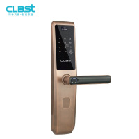 科林贝思(CLBST)智能门锁CK-B03指纹锁 电子锁 密码锁 微信/蓝牙/IC卡开锁 免费上门安装 智能安防 红古铜