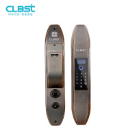 科林贝思(CLBST)智能门锁CK-Z01指纹锁 电子锁 密码锁 微信/蓝牙/IC卡解锁 免费上门安装 智能安防 钛黑