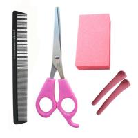 粉:平剪[送4件礼品]|理发剪刀刘海神器打薄碎发牙剪平剪头发剪子家用儿童美发工具套装